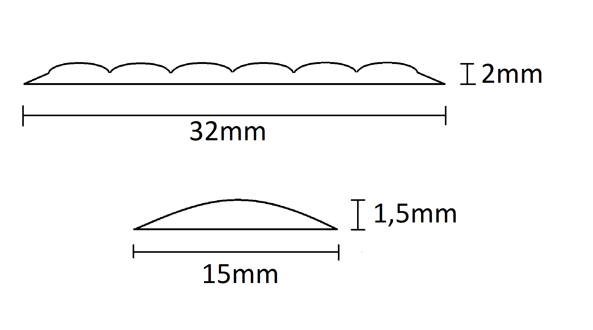 Faixas antiderrapantes fotoluminescentes