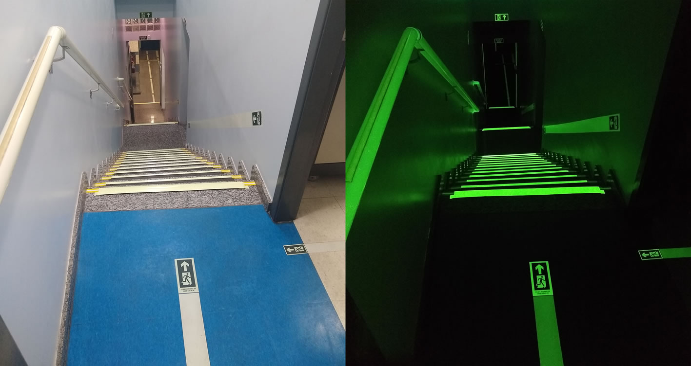 Faixas Antiderrapantes Fotoluminescentes — imagem 2